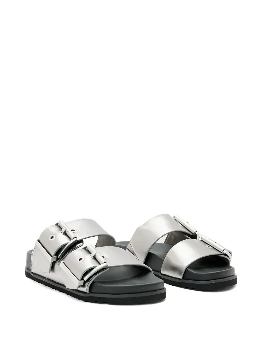 AllSaints metallic slides | Image 2
