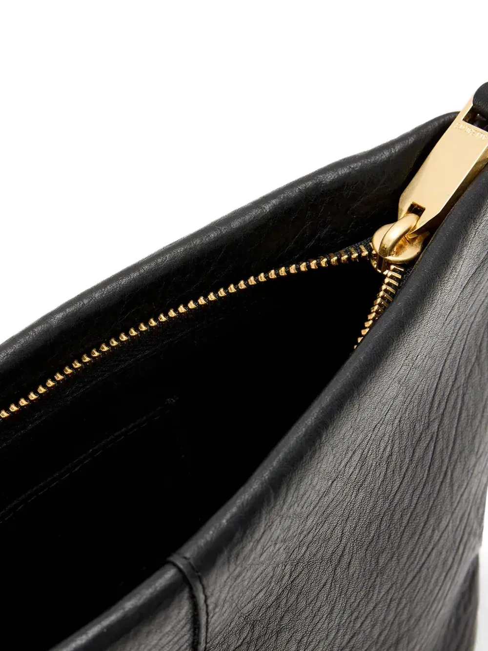 ALLSAINTS HEX LEATHER CLUTCH BAG