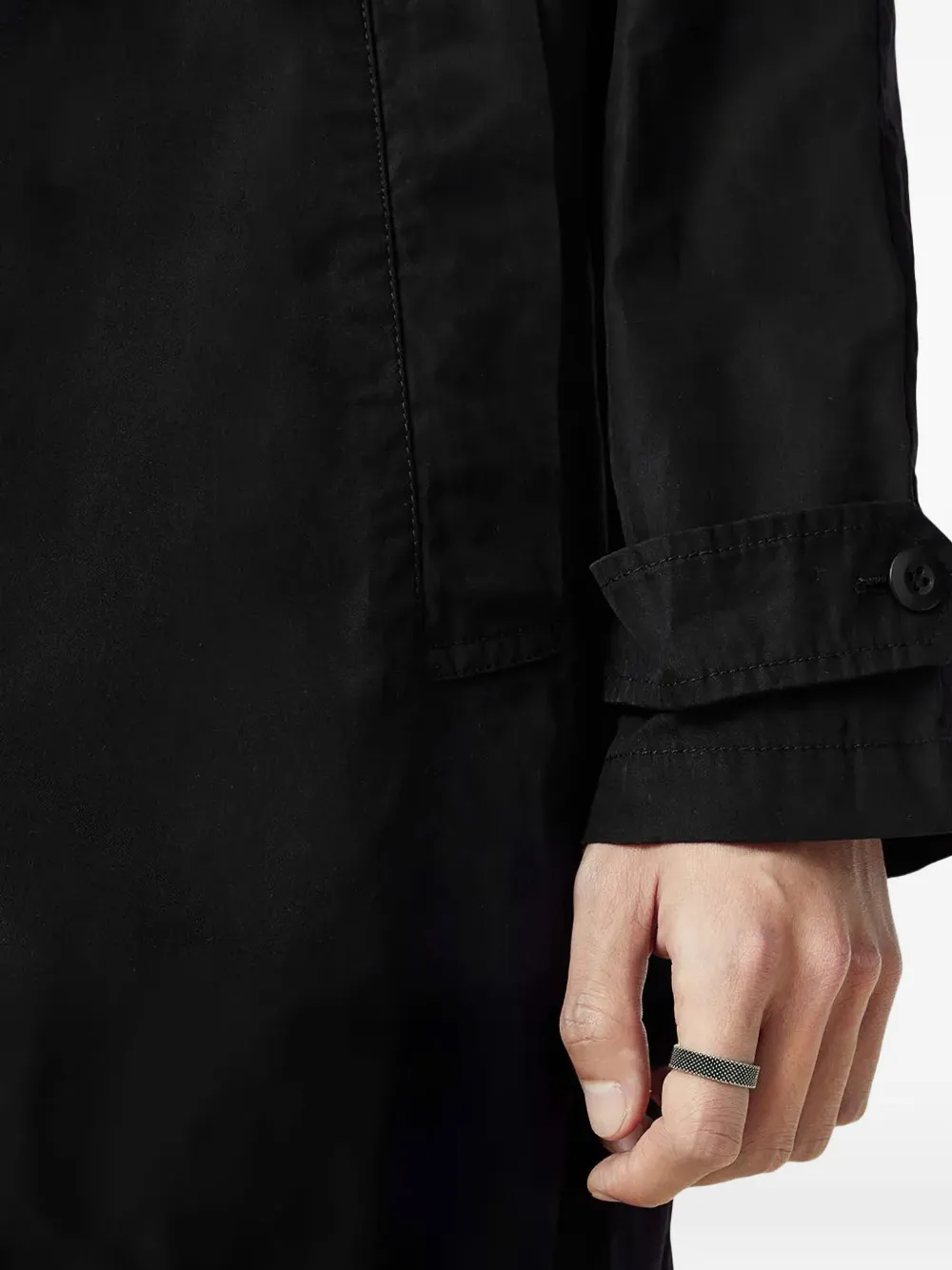 AllSaints Tillman jas met knoopsluiting Zwart