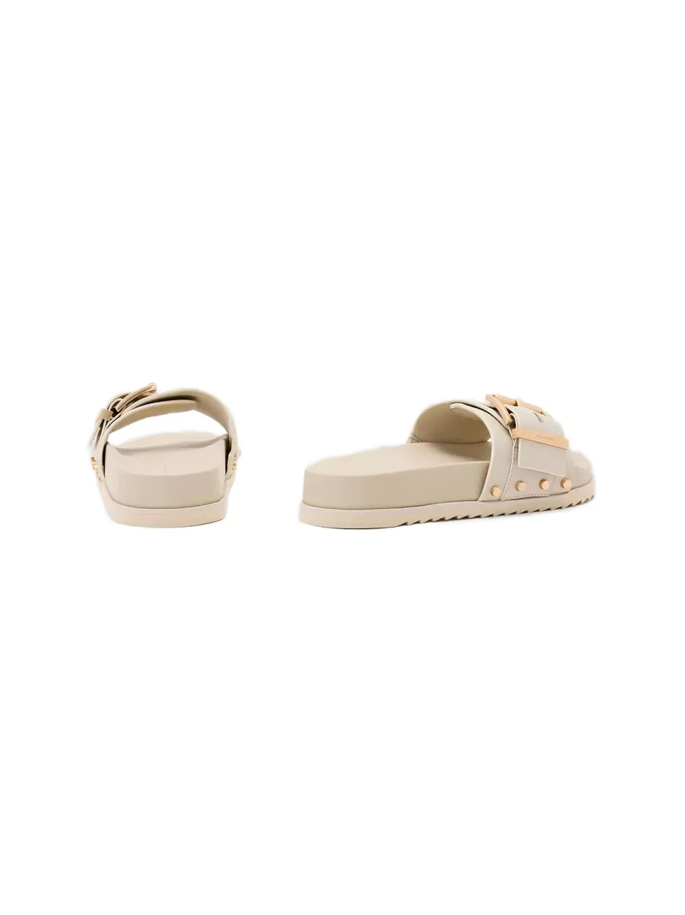 Allsaints Leather Sandals In Neutral