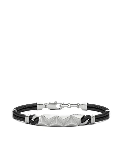 Zancan Armband aus Sterlingsilber und Leder