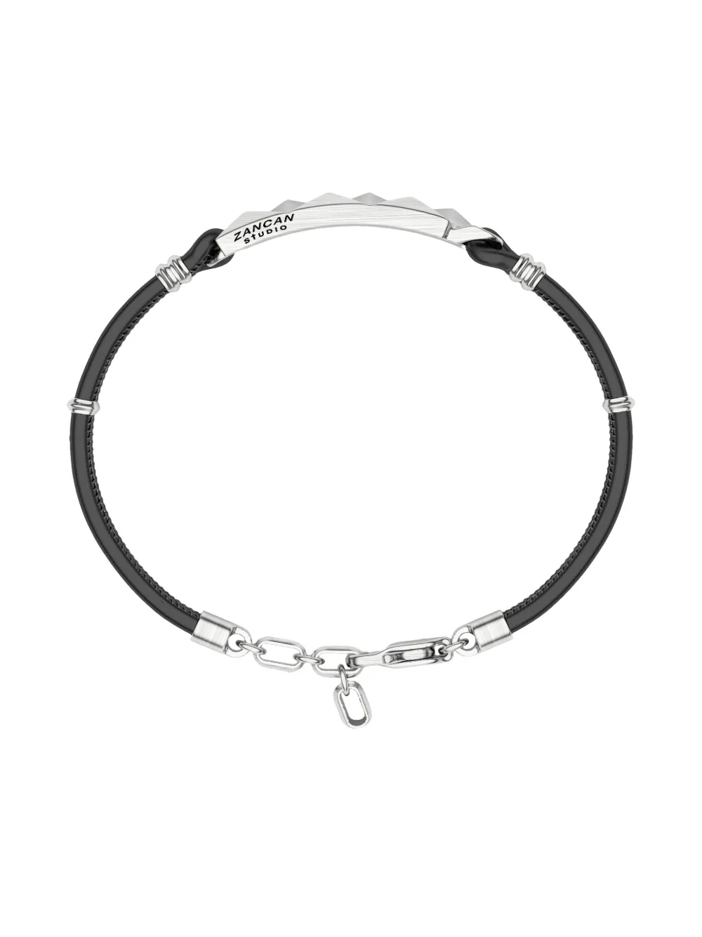 Zancan Bracciale in argento sterling e pelle | Image 2