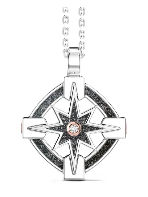Zancan wind rose-pendant necklace