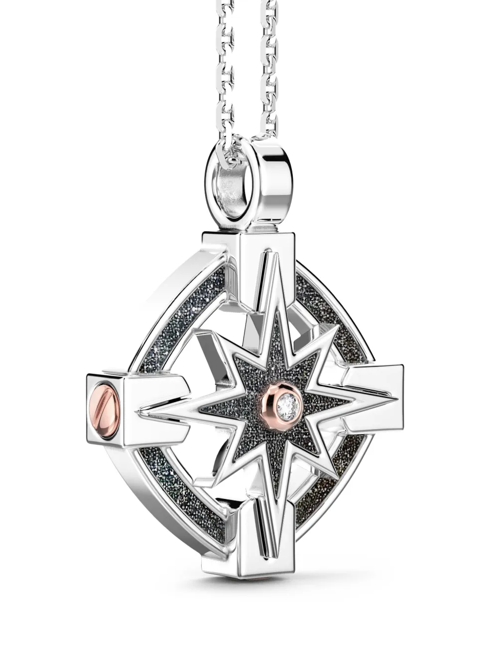 Zancan collier à pendentif rose | Image 2