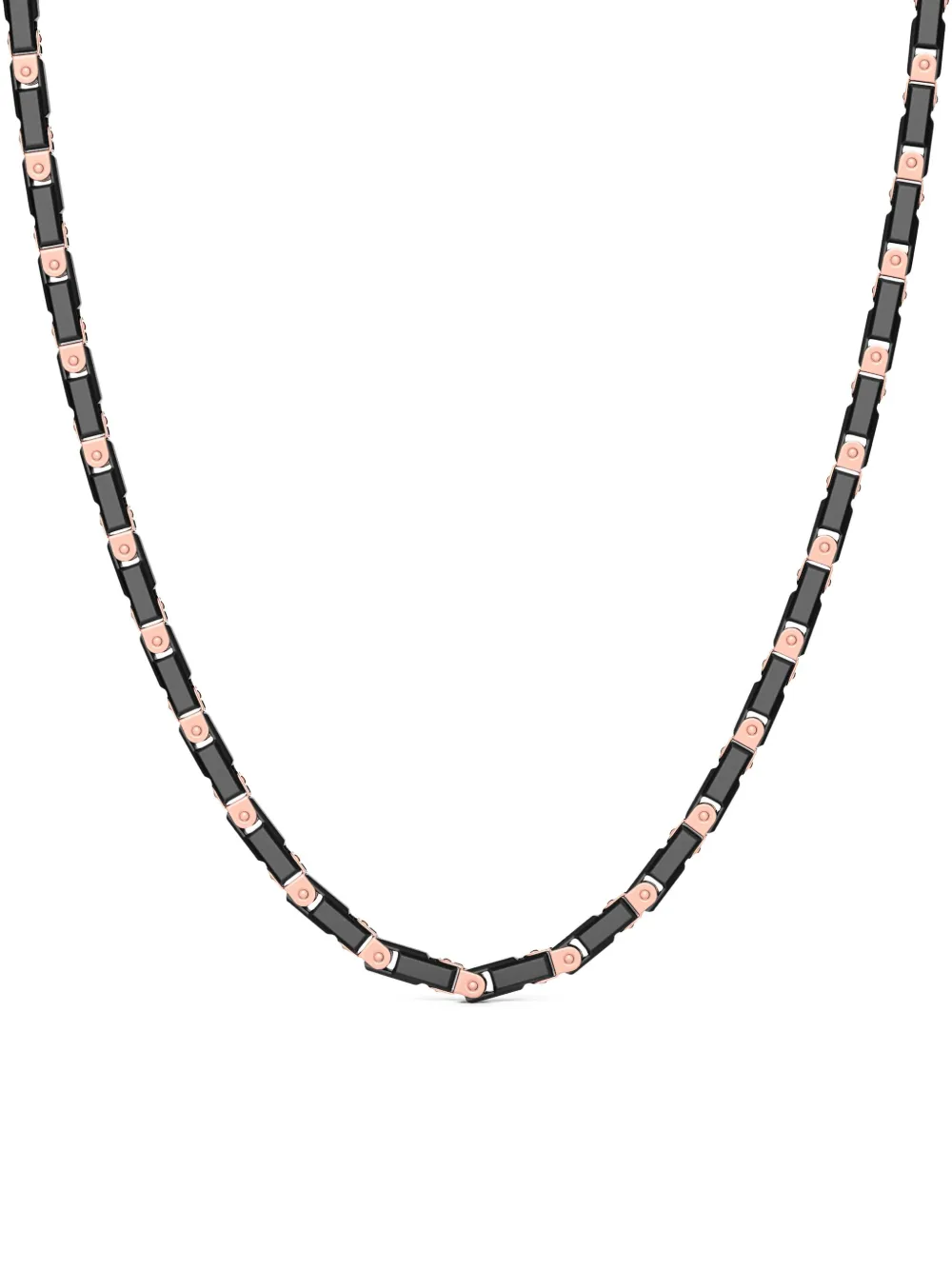 Zancan collar en oro rosa de 18 ct | negro | Image 1