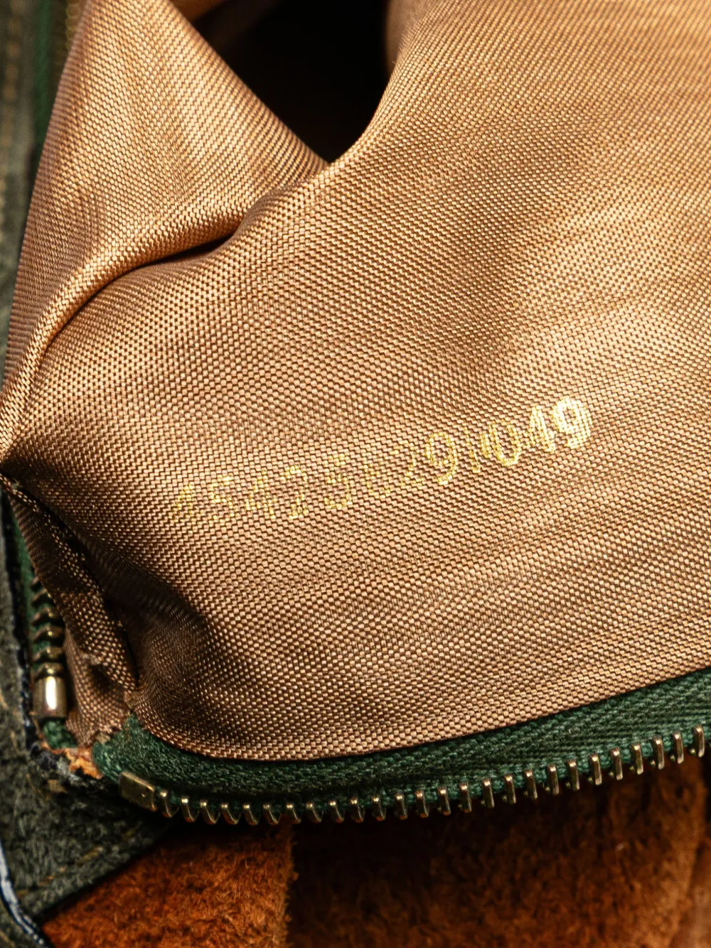 20th Century Zucca Suede Messenger Bag Crossbody Bag