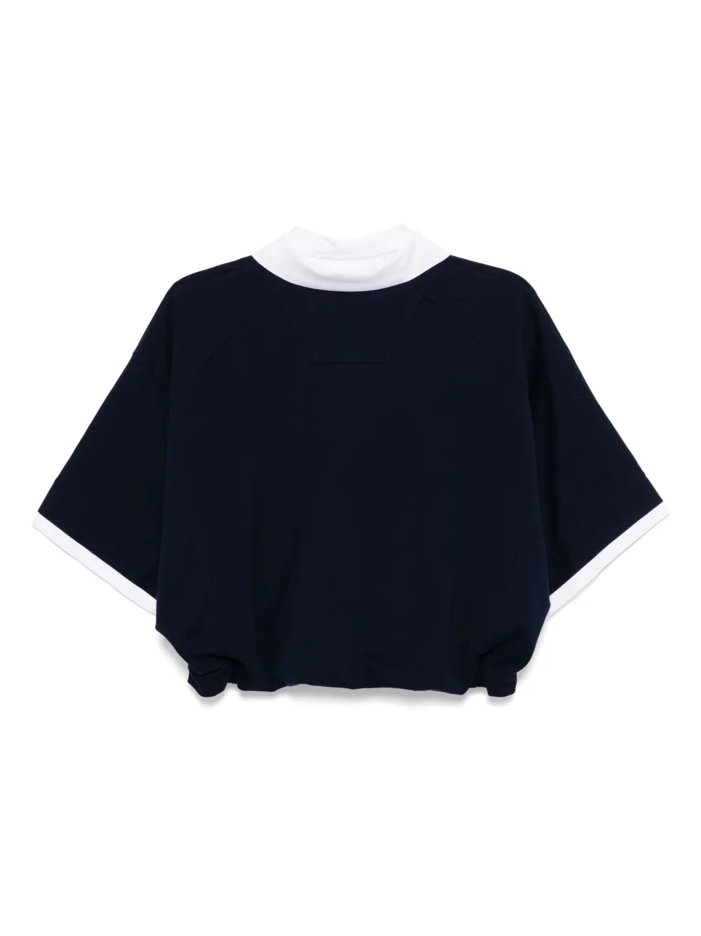 Juun.J piqué dolman-sleeves T-shirt - Blauw