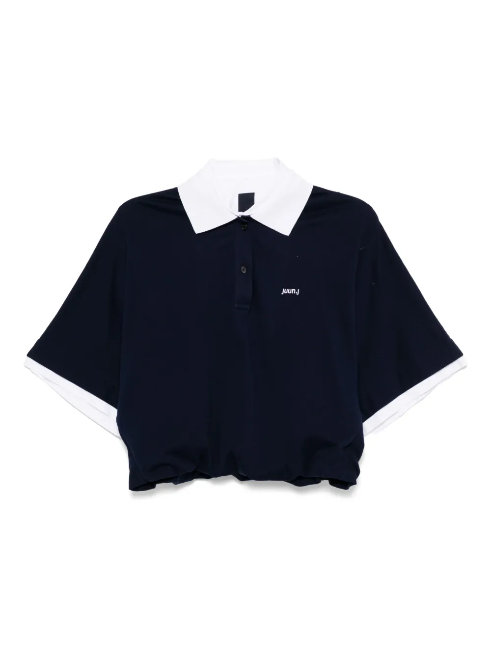 piqué dolman-sleeves T-shirt