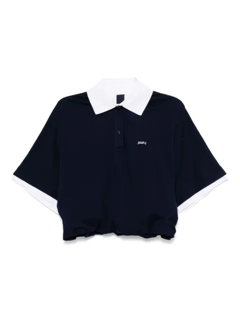Juun.J piqué dolman-sleeves T-shirt