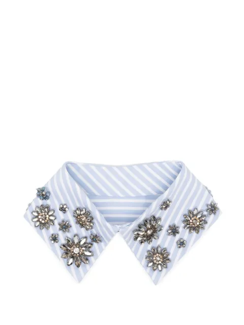 Dice Kayek crystal-embellished collar