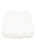 Dice Kayek layered details shorts - Neutrals