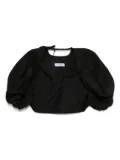Dice Kayek bow-detail cape - Black