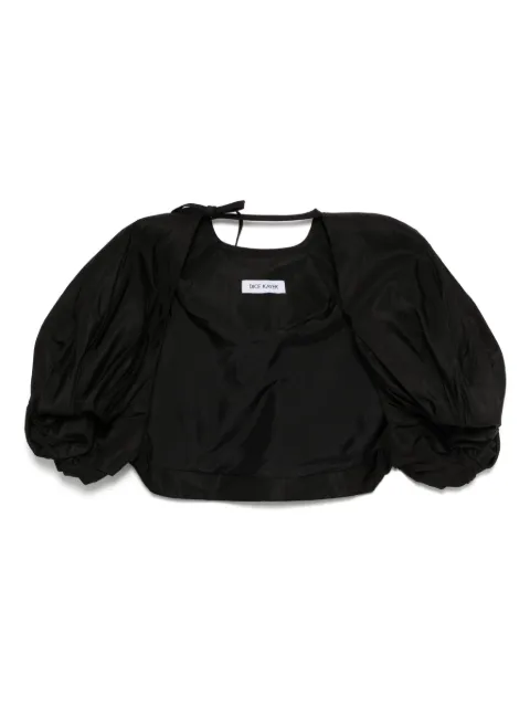 Dice Kayek bow-detail cape 