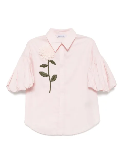 Dice Kayek camisa con bordado floral