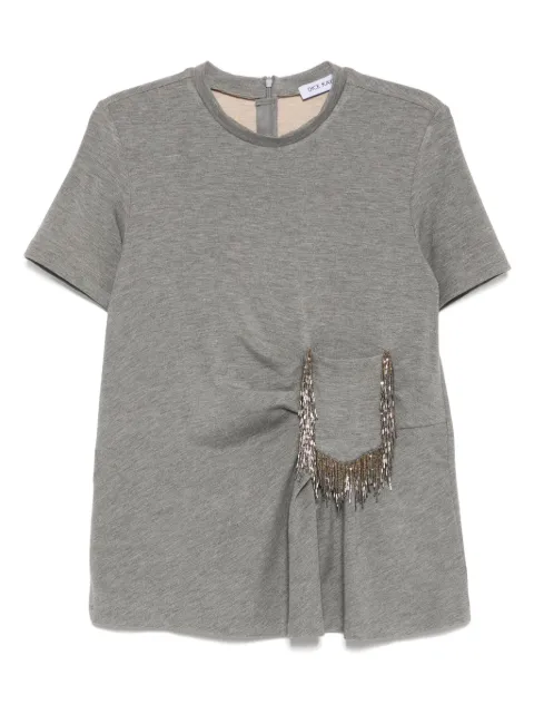 Dice Kayek chemise en coton à manches courtes