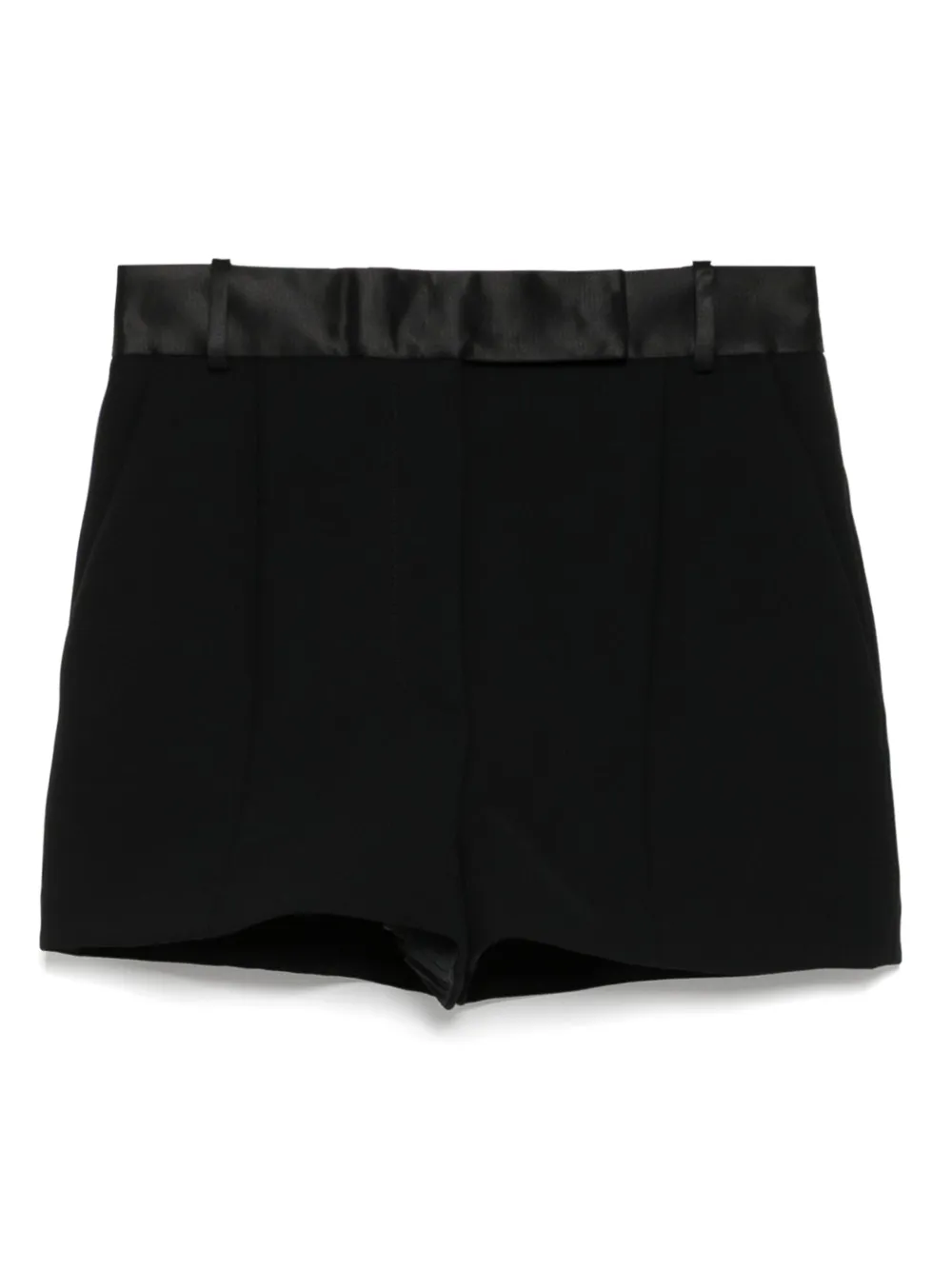 Khaite Double-pleat Flared Shorts