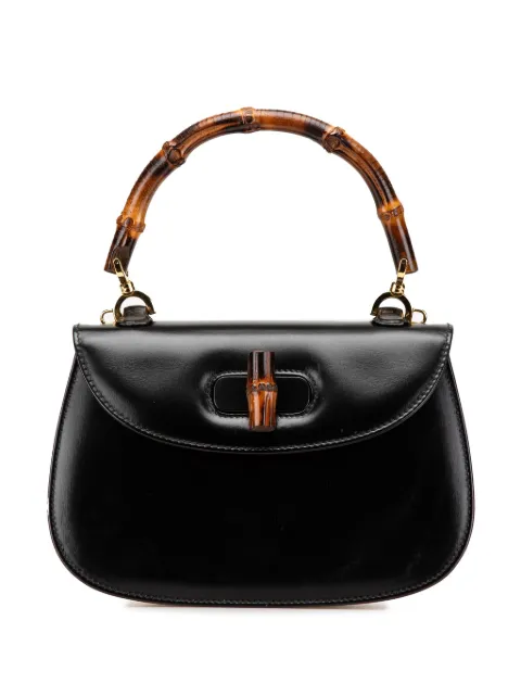 Gucci Pre-Owned 20th Century Calfskin Bamboo Night satchel
