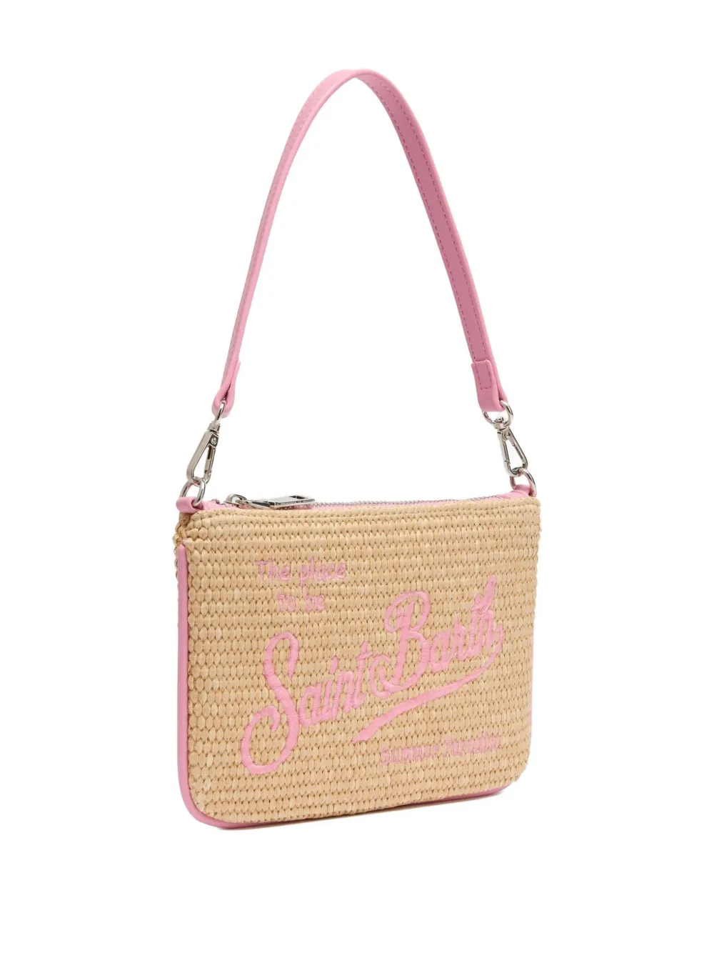 MC2 Saint Barth Parisienne stro mini-schoudertas 1121 EMBROIDERED