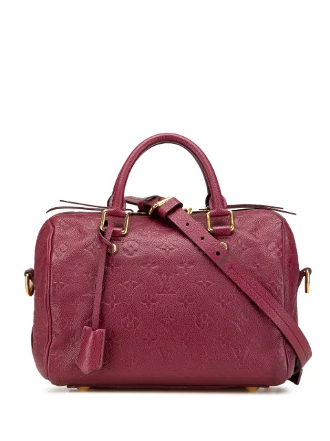 Louis Vuitton Pre-Owned 2012 Monogram Empreinte Speedy Bandouliere 25 satchel