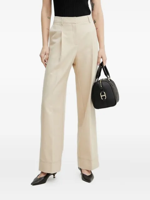 BOSS pleated high-waisted trousers