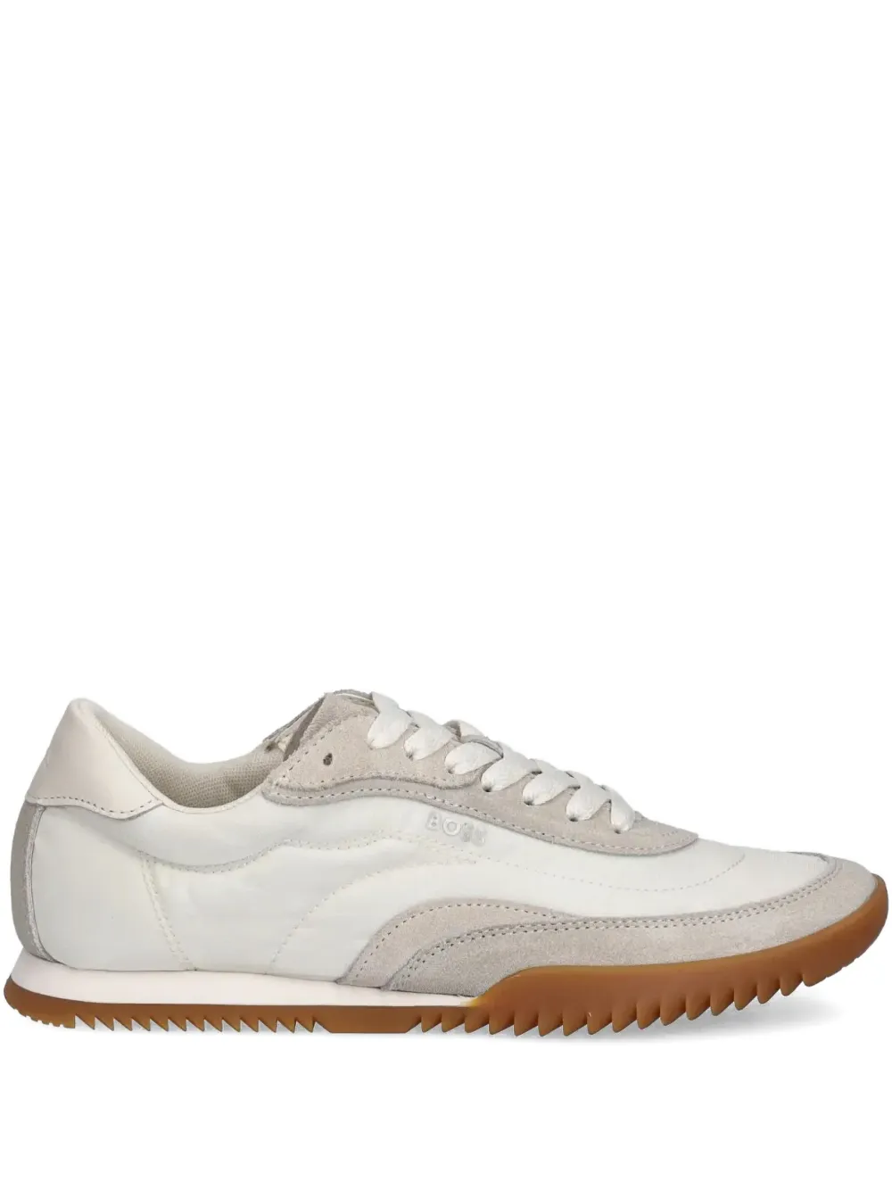 BOSS panelled sneakers White