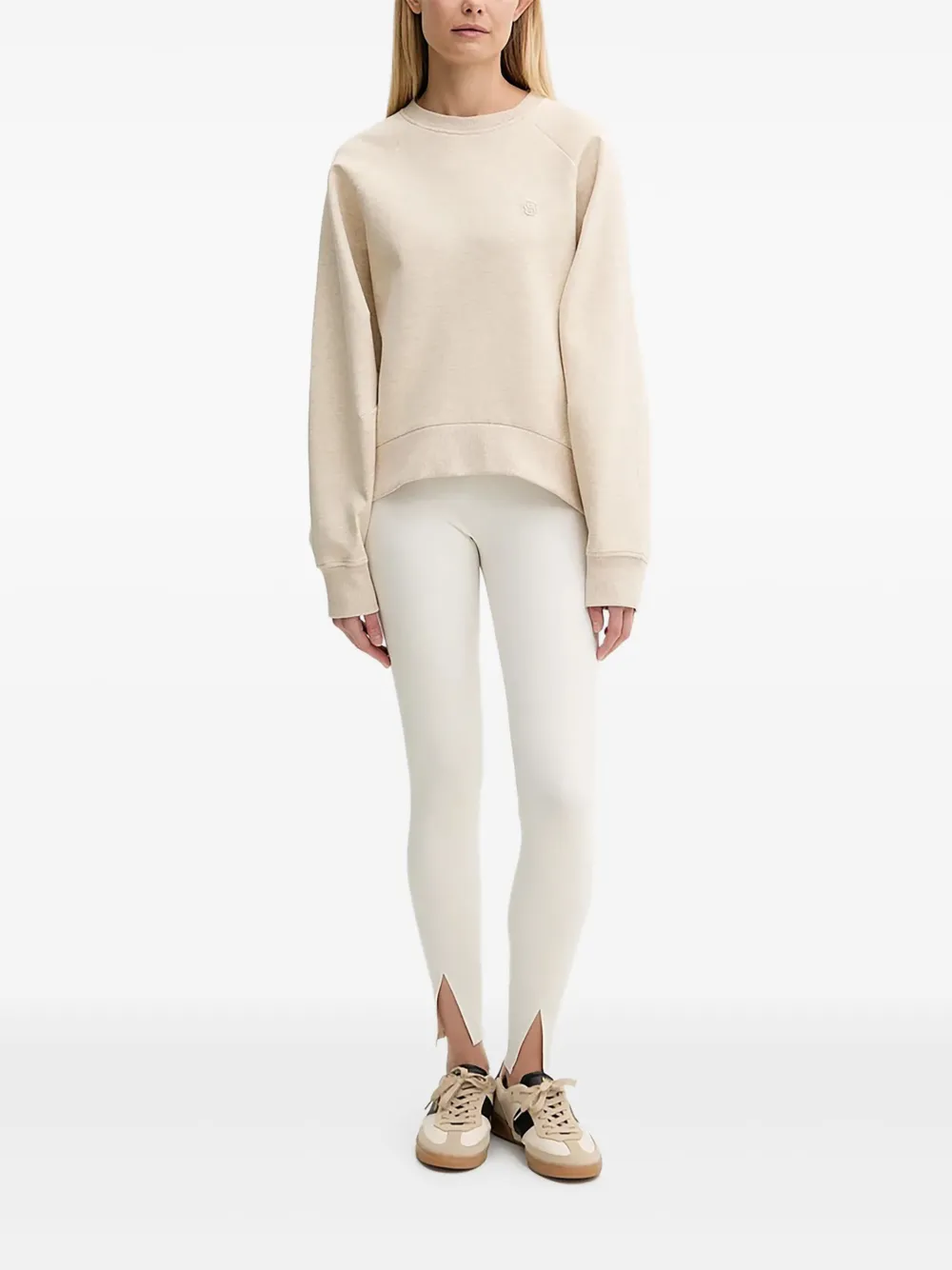 BOSS logo-print leggings | White | Image 1