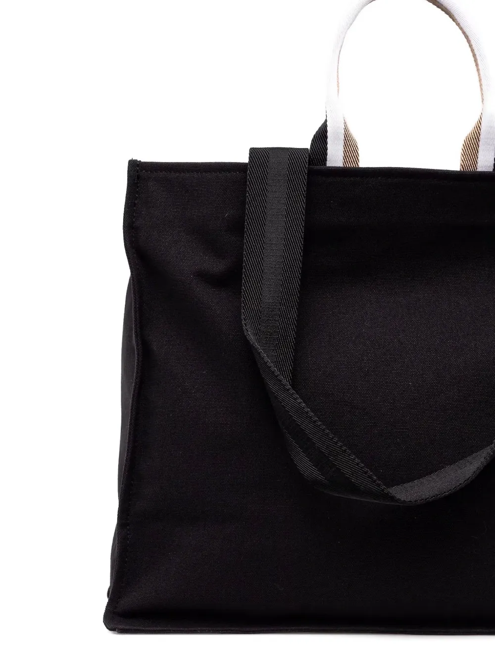 BOSS Shopper met geborduurd logo Zwart