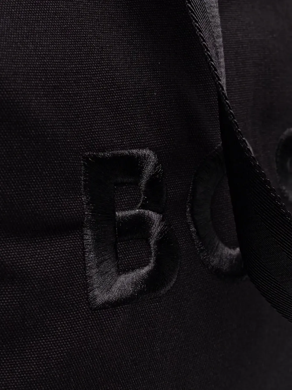 BOSS Shopper met geborduurd logo Zwart