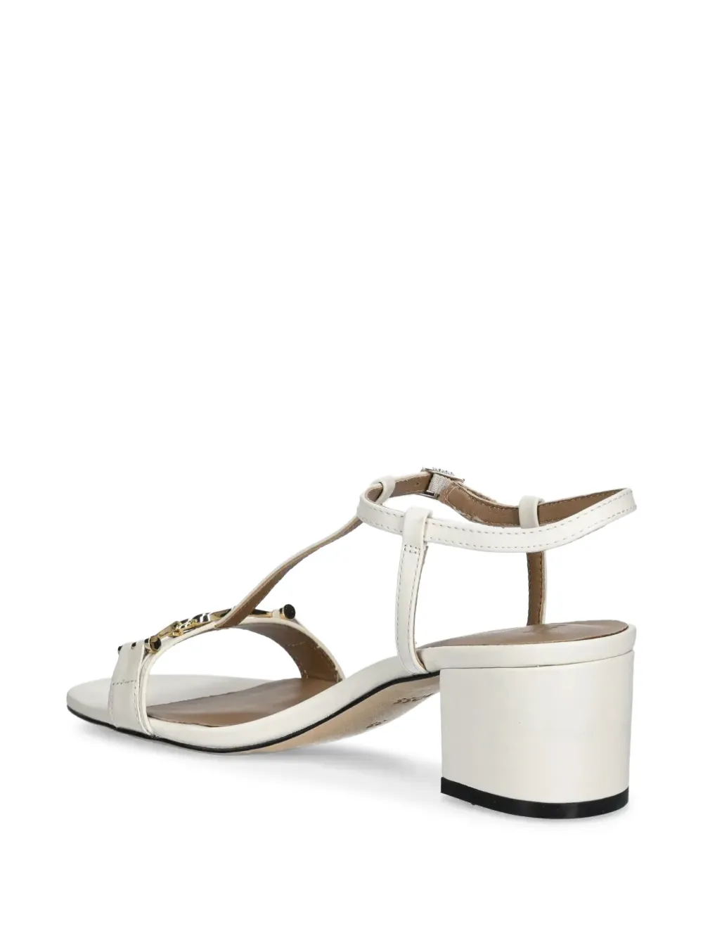 BOSS Double B monogram sandals Neutrals