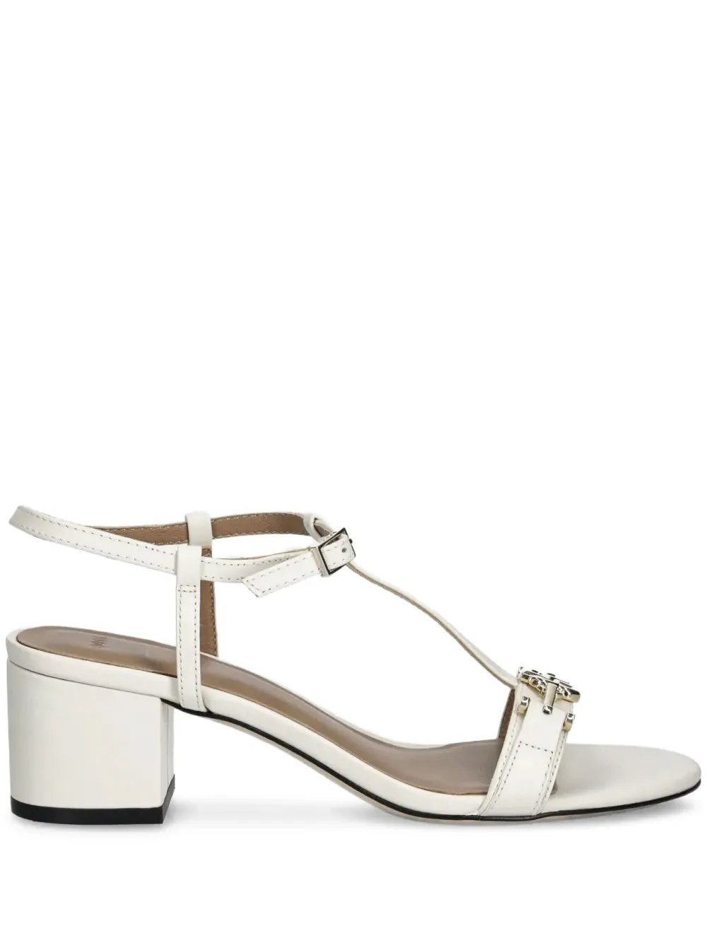 BOSS Double B monogram sandals Neutrals