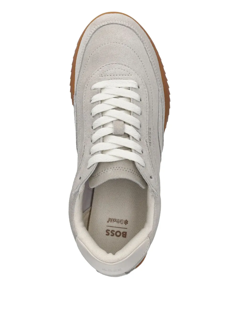 BOSS suede sneakers Grey