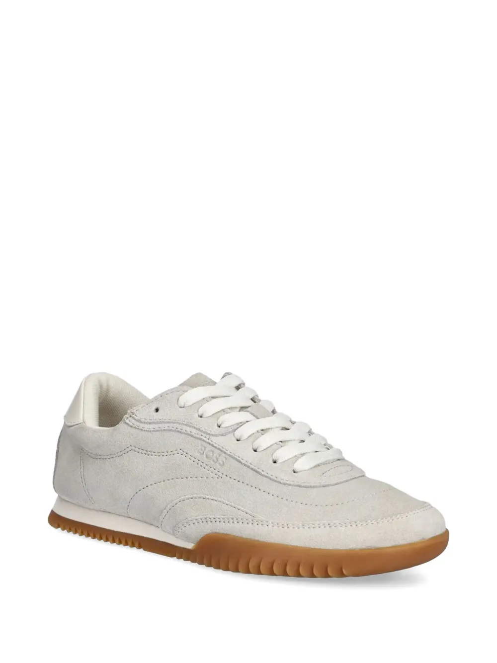 BOSS suede sneakers - Grijs