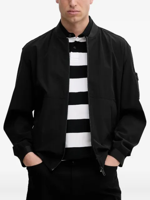 BOSS zip-fastening bomber jacket