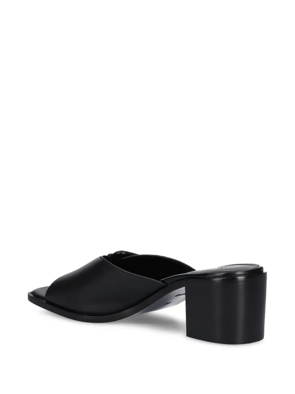 BOSS 50mm leather sandals Black