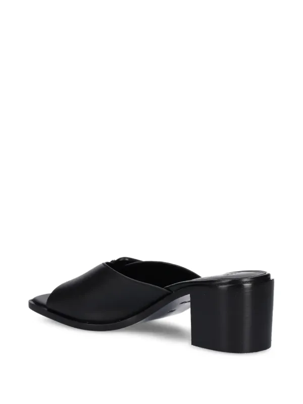【関税込み】BOSS ブラック スムースレザー サンダル BOSS レザーサンダル | ブラック | FARFETCH JP