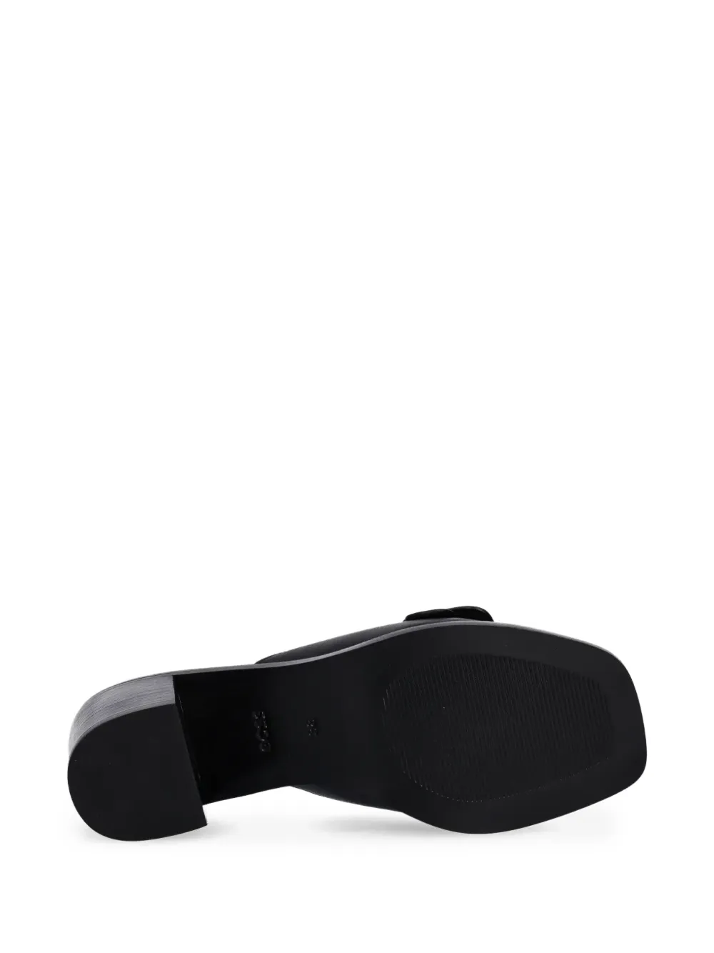 BOSS 50mm leather sandals Black