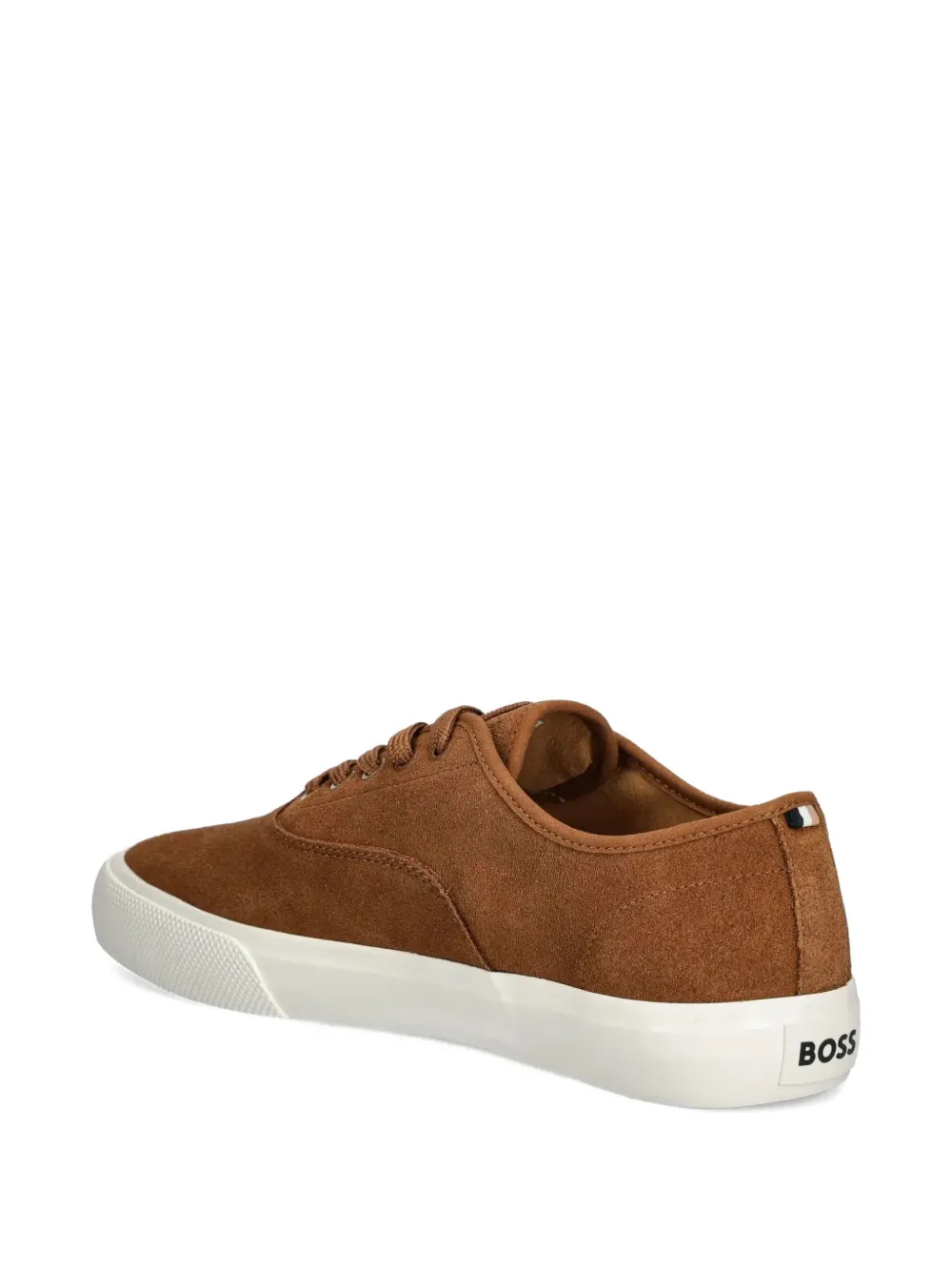 BOSS suede sneakers Brown