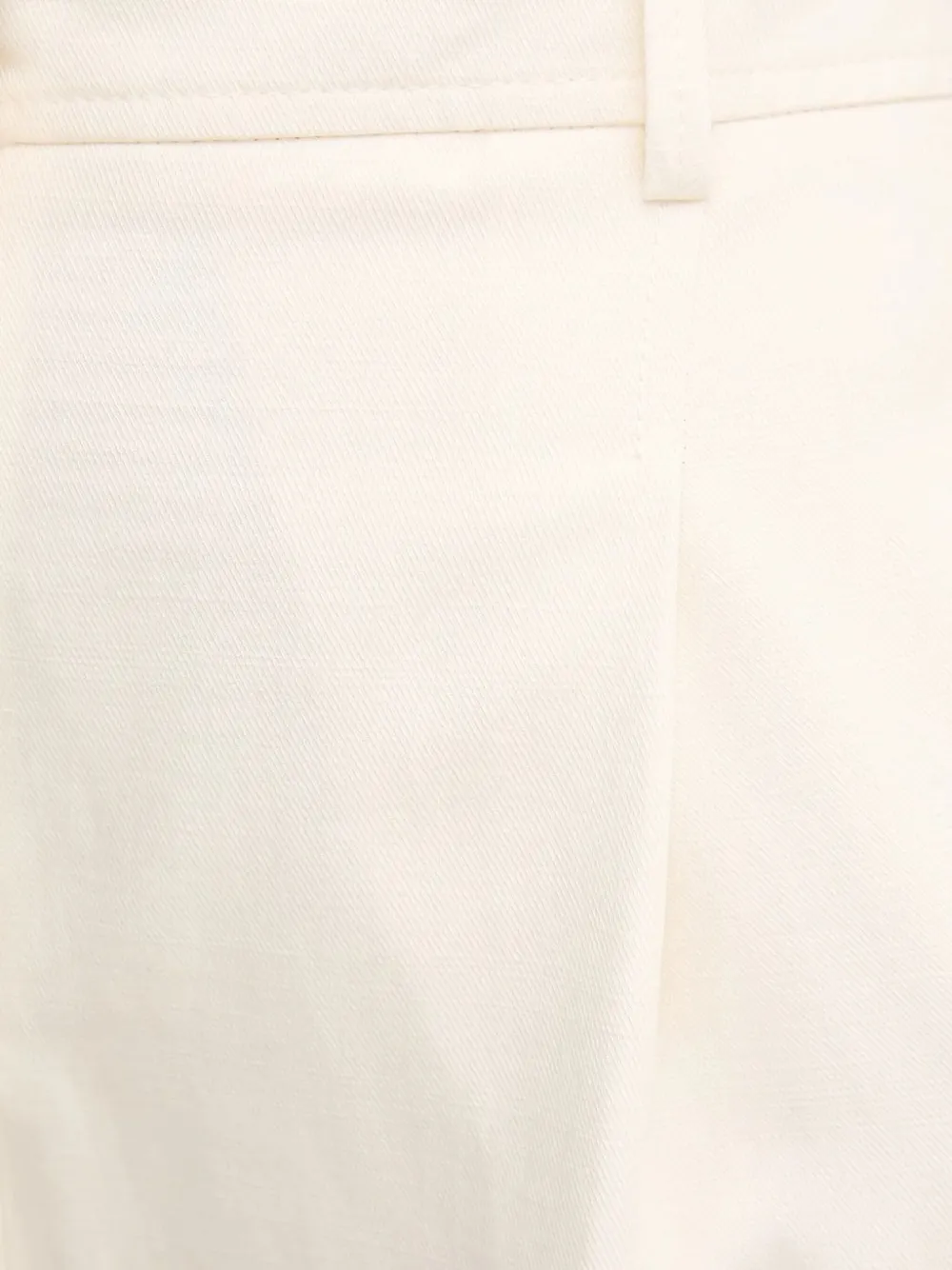 BOSS Geplooide broek met riemlussen Beige