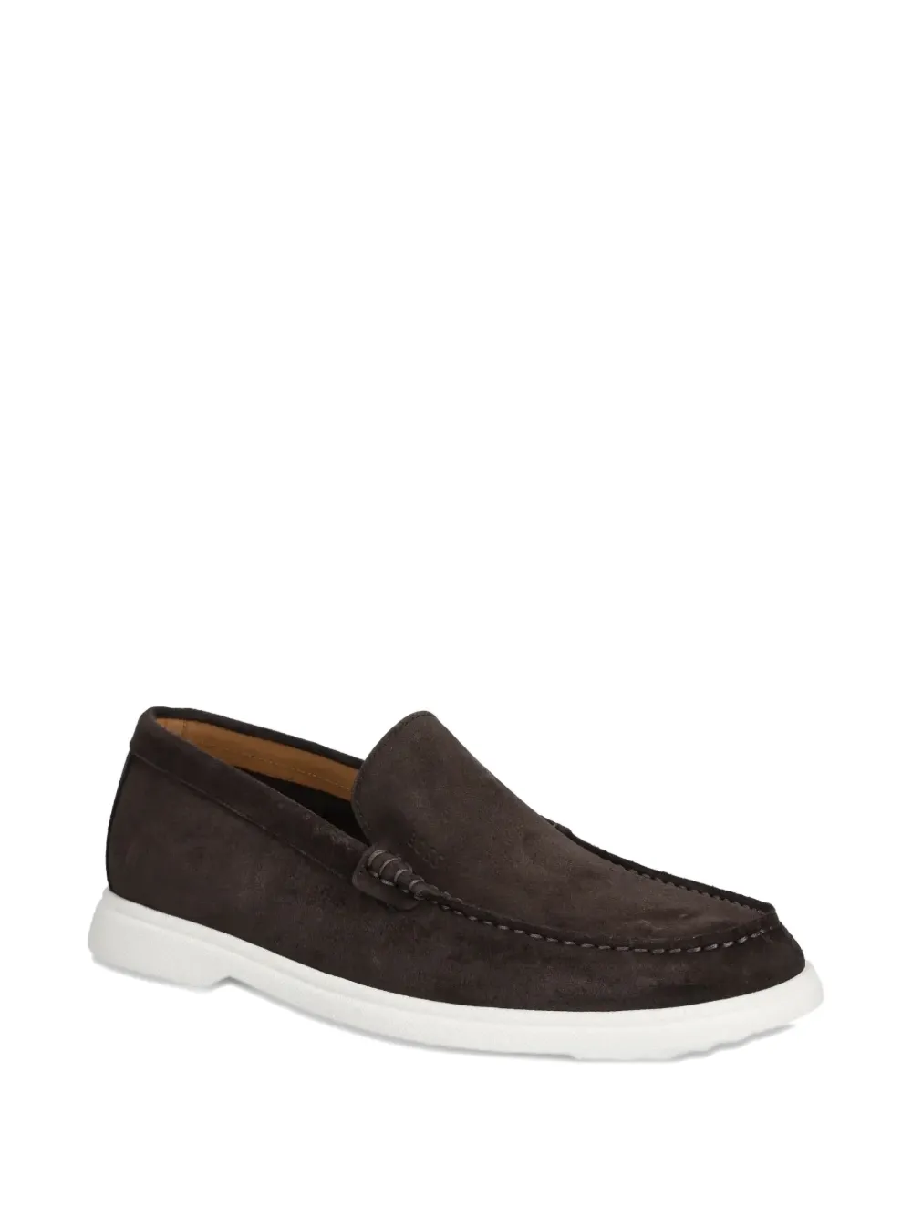 BOSS suede loafers - Bruin