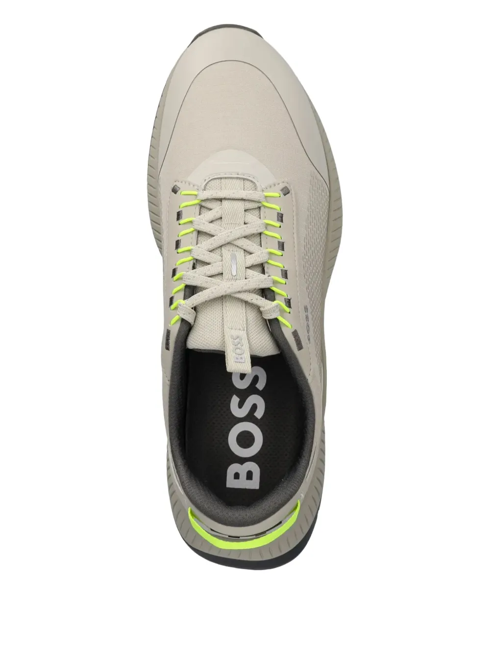 BOSS logo-print sneakers Neutrals