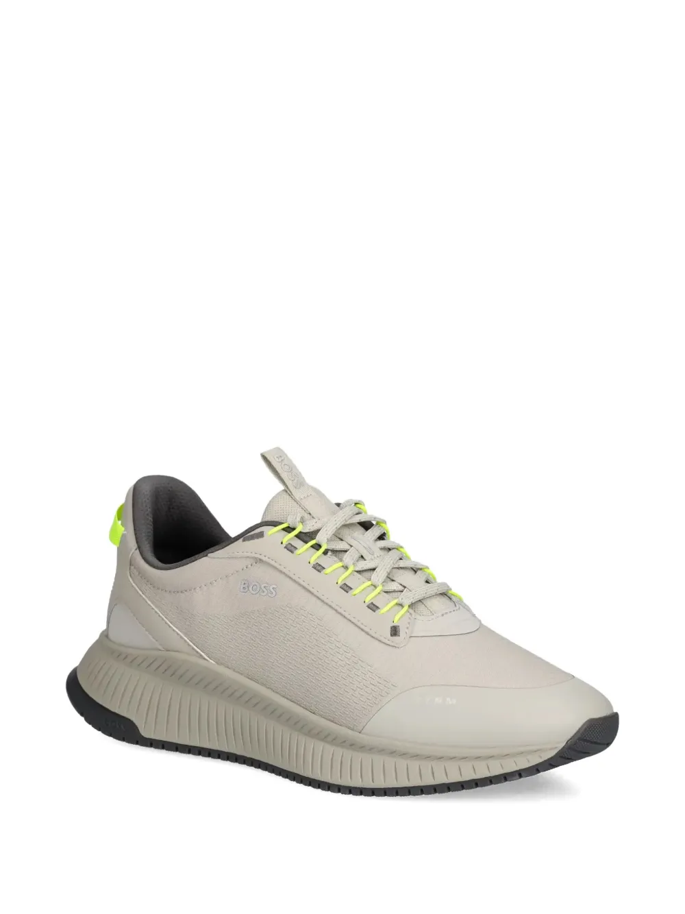 BOSS logo-print sneakers Neutrals