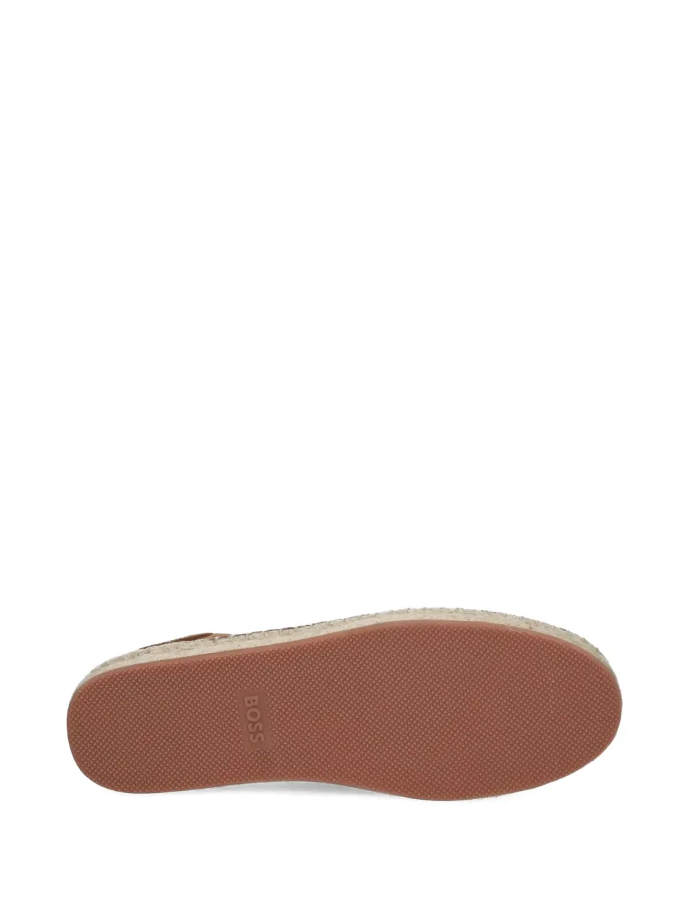 BOSS suede espadrilles Brown