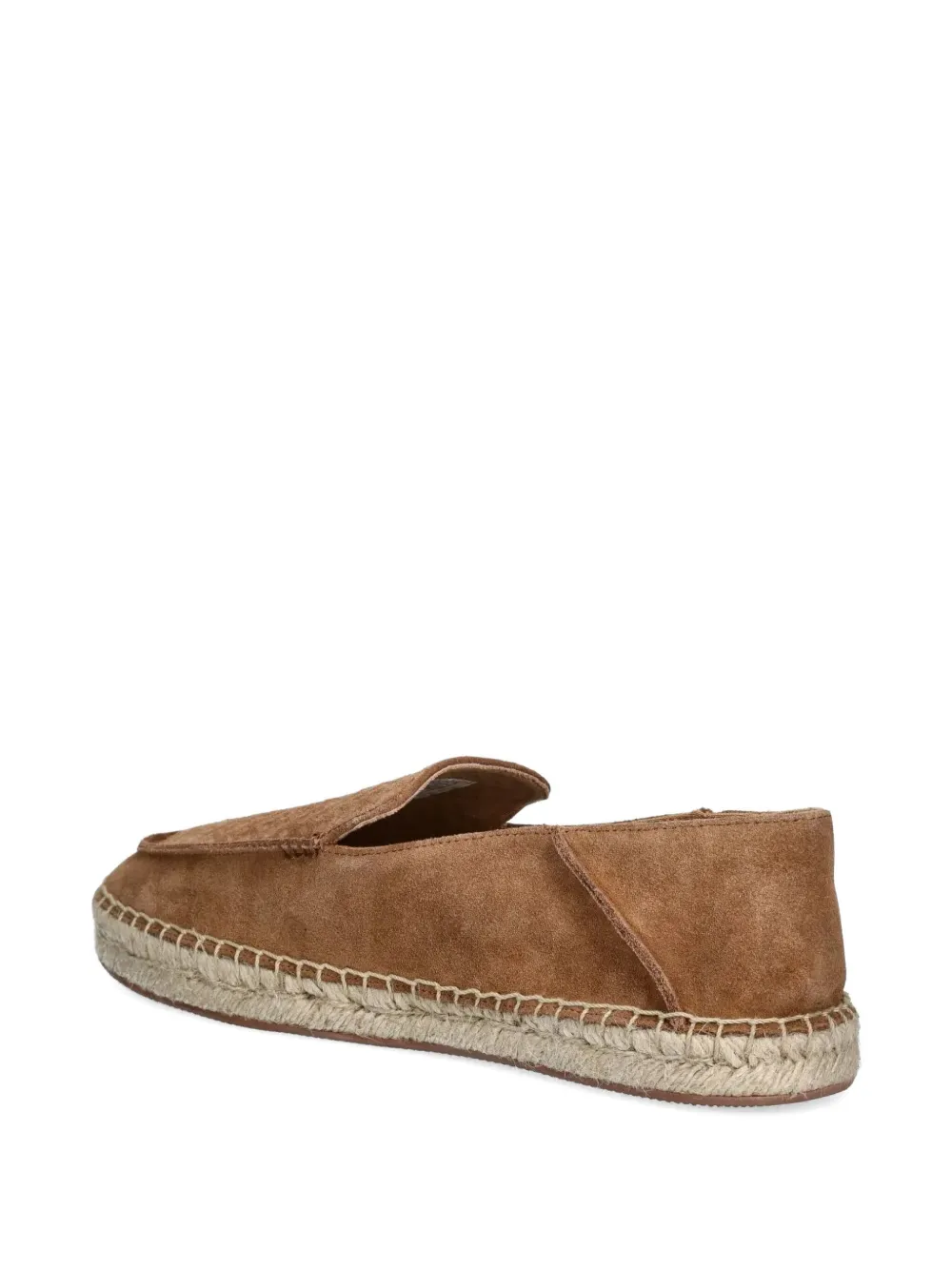 BOSS suede espadrilles Brown