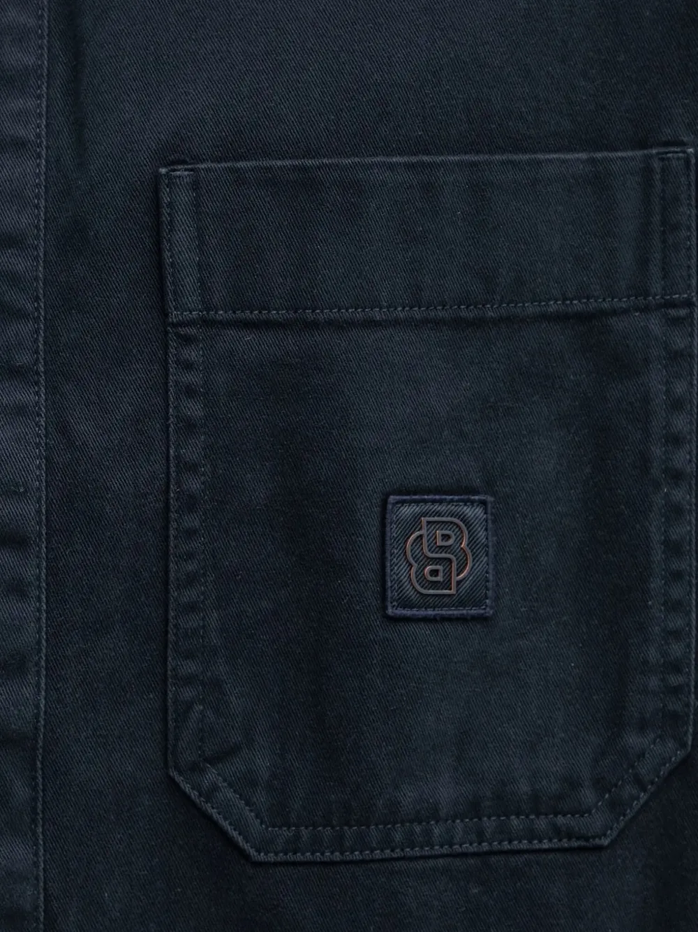 BOSS Overhemd met opgestikte zak Blauw