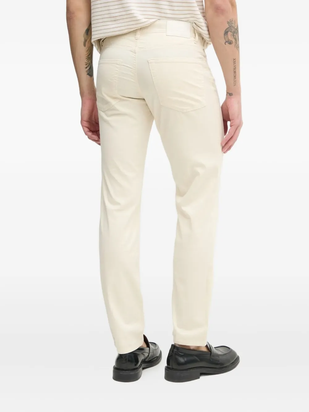 BOSS logo-patch straight-leg trousers | Regular-Fit & Straight Leg Pants | Image 2