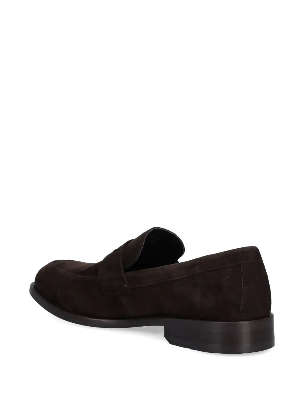 BOSS suede loafers Brown