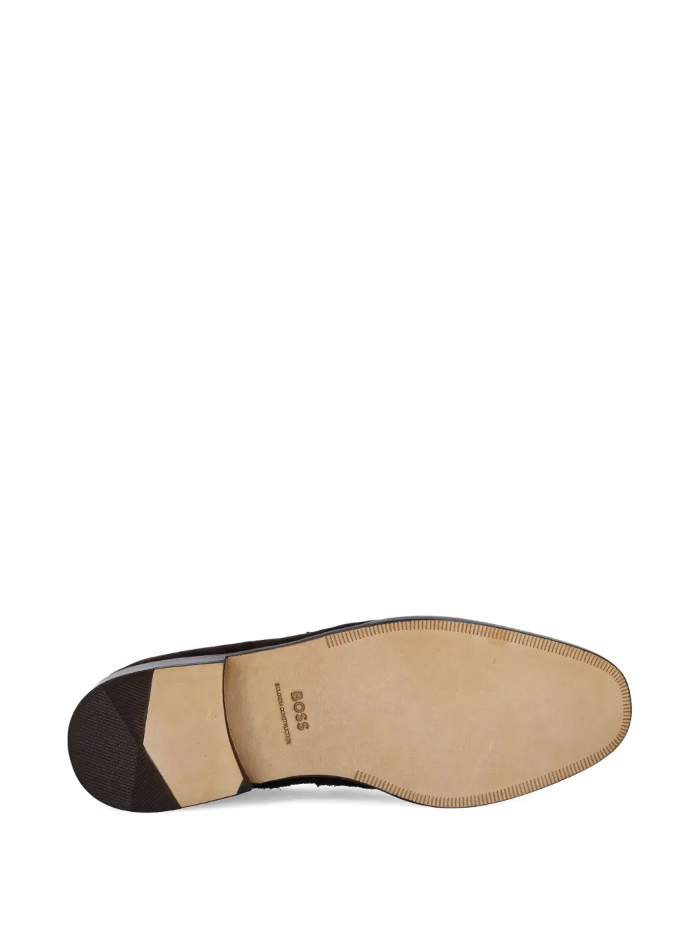 BOSS suede loafers Brown