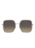 BOSS square-frame sunglasses - Pink