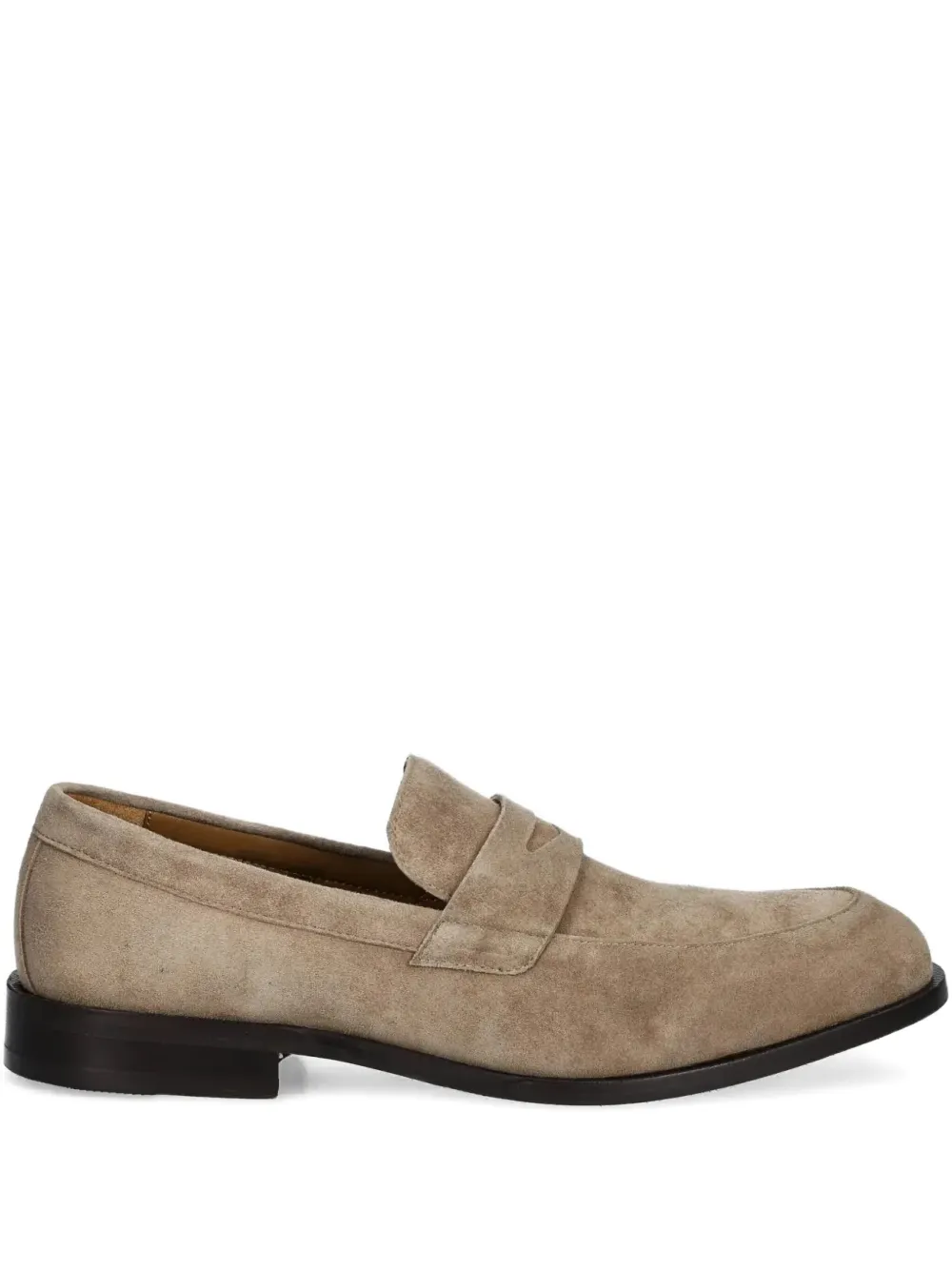 Hugo Boss Penny-slot Suede Loafers