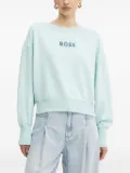 BOSS crystal-embellished sweatshirt - Blue